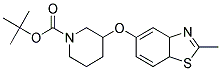 3-(2-Methyl-3a,7a-dihydro-benzothiazol-5-yloxy)-piperidine-1-carboxylic acid tert-butyl ester Struktur