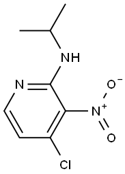 (4-Chloro-3-nitro-pyridin-2-yl)-isopropyl-amine Struktur