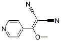 [methoxy(pyridin-4-yl)methylidene]propanedinitrile Struktur