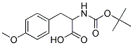 2-[(tert-butoxycarbonyl)amino]-3-(4-methoxyphenyl)propanoic acid Struktur