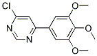 4-Chloro-6-(3,4,5-trimethoxy-phenyl)-pyrimidine Struktur