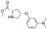 methyl (2S,4S)-4-[3-(dimethylamino)phenoxy]pyrrolidine-2-carboxylate Struktur