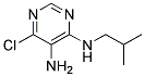 6-chloro-N4-(2-methylpropyl)pyrimidine-4,5-diamine Struktur