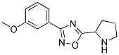 3-(3-methoxyphenyl)-5-pyrrolidin-2-yl-1,2,4-oxadiazole Struktur