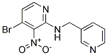 (4-Bromo-3-nitro-pyridin-2-yl)-pyridin-3-ylmethyl-amine Struktur