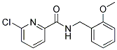 6-Chloro-pyridine-2-carboxylic acid 2-methoxy-benzylamide Struktur