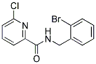6-Chloro-pyridine-2-carboxylic acid 2-bromo-benzylamide Struktur