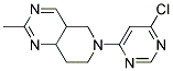 6-(6-Chloro-pyrimidin-4-yl)-2-methyl-4a,5,6,7,8,8a-hexahydro-pyrido[4,3-d]pyrimidine Struktur