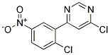 4-Chloro-6-(2-chloro-5-nitro-phenyl)-pyrimidine Struktur