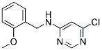 (6-Chloro-pyrimidin-4-yl)-(2-methoxy-benzyl)-amine Struktur