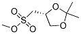 [(4R)-2,2-dimethyl-1,3-dioxolan-4-yl]methyl methanesulfonate Struktur