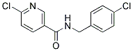 6-Chloro-N-(4-chloro-benzyl)-nicotinamide Struktur