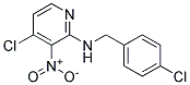 (4-Chloro-benzyl)-(4-chloro-3-nitro-pyridin-2-yl)-amine Struktur