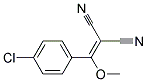 [(4-chlorophenyl)(methoxy)methylidene]propanedinitrile Struktur