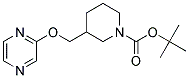 3-(Pyrazin-2-yloxymethyl)-piperidine-1-carboxylic acid tert-butyl ester Struktur