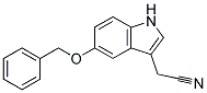 [5-(benzyloxy)-1H-indol-3-yl]acetonitrile Struktur