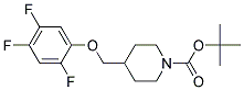 4-(2,4,5-Trifluoro-phenoxymethyl)-piperidine-1-carboxylic acid tert-butyl ester Struktur