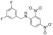 (3,5-Difluoro-benzyl)-(2,4-dinitro-phenyl)-amine Struktur