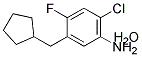 4-CHLORO-2-FLUORO-5-AMINOBENZYL CYCLOPENTANE ETHER Struktur