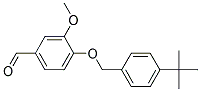 4-[(4-TERT-BUTYLBENZYL)OXY]-3-METHOXYBENZALDEHYDE Struktur