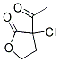 ALPHA-ACETYL-ALPHA-CHLORO-GAMMA-BUTYROLACTONE Struktur