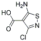 4-Isothiazolecarboxylic acid, 5-amino-3-chloro Struktur