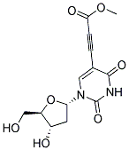 propiolic acid, 3-[1-(2-deoxy-b-D-erythro-pentofuranosyl)-1,2,3,4-tetrahydro-2,4-dioxo-5-pyrimidinyl]-, methyl ester Struktur