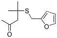 4-Methyl-4-Furfurythio-2-Pentanone Struktur