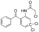 4,4-Dichloro-alpha-Chloroacetylamino Benzophenone Struktur