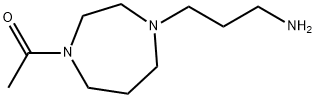 3-(4-ACETYL-1,4-DIAZEPAN-1-YL)PROPAN-1-AMINE
 Struktur