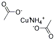 Copper(I) ammonium acetate Struktur