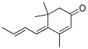 4-(2-Butenylidene)-3,5,5-trimethyl-2-cyclohexen-1-one Struktur