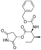 N-Benzyloxycarbonyl-L-isoleucine hydroxysuccinimide ester Struktur