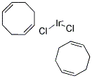 Dichlorobis(1,5-cyclooctadiene) iridium(I) Struktur