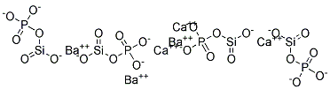 Calcium barium phosphosilicate Struktur