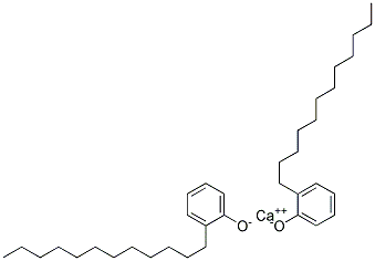 Dodecylphenol, calcium salt Struktur