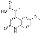 (6-METHOXY-2-OXO-1,2-DIHYDRO-4-QUINOLYL)METHYLACETATE Struktur