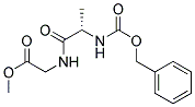 (N-BENZYLOXYCARBONYL-L-ALANYL)GLYCINEMETHYLESTER Struktur