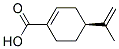 (S)-(-)-4-ISOPROPENYL-1-CYCLOHEXENE-1-CARBOXYLICACID Struktur