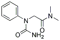 2-(N-CARBAMOYL-N-PHENYLAMINO)-N,N-DIMETHYLACETAMIDE Struktur