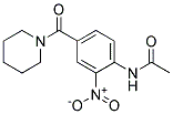 2'-NITRO-4'-(PIPERIDINOCARBONYL)ACETANILIDE Struktur