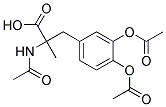 3,4-DIACETOXY-N-ACETYL-A-METHYL-DL-PHENYLALANINE Struktur