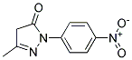 3-METHYL-1-(P-NITROPHENYL)-2-PYRAZOLIN-5-ONE Struktur