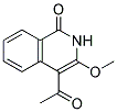 4-ACETYL-3-METHOXY-1(2H)-ISOQUINOLINONE Struktur