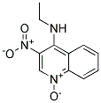 4-ETHYLAMINO-3-NITROQUINOLINE1-OXIDE Struktur