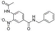 4-ACETAMIDO-N-BENZYL-3-NITROBENZAMIDE Struktur