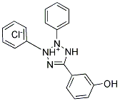 5-(M-HYDROXYPHENYL)-2,3-DIPHENYL-2H-TETRAZOLIUMCHLORIDE Struktur