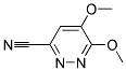 5,6-DIMETHOXY-3-PYRIDAZINECARBONITRILE Struktur