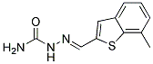 7-METHYLBENZO(B)THIOPHENE-2-CARBALDEHYDESEMICARBAZONE Struktur