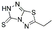 6-ETHYL-1,2,4-TRIAZOLO(3,4-B)(1,3,4)THIADIAZOLE-3(2H)-THIONE Struktur